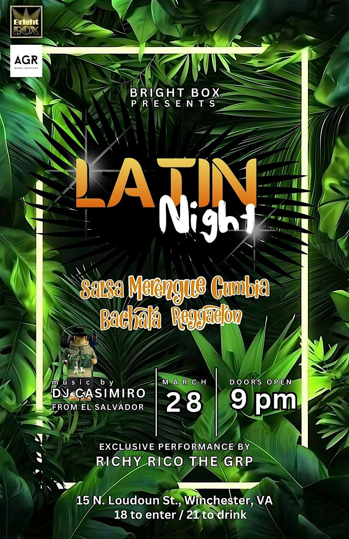 Latin Night ft. DJ Casimiro - Salsa, Merengue, Cumbia, Bachata, & Reggaeton