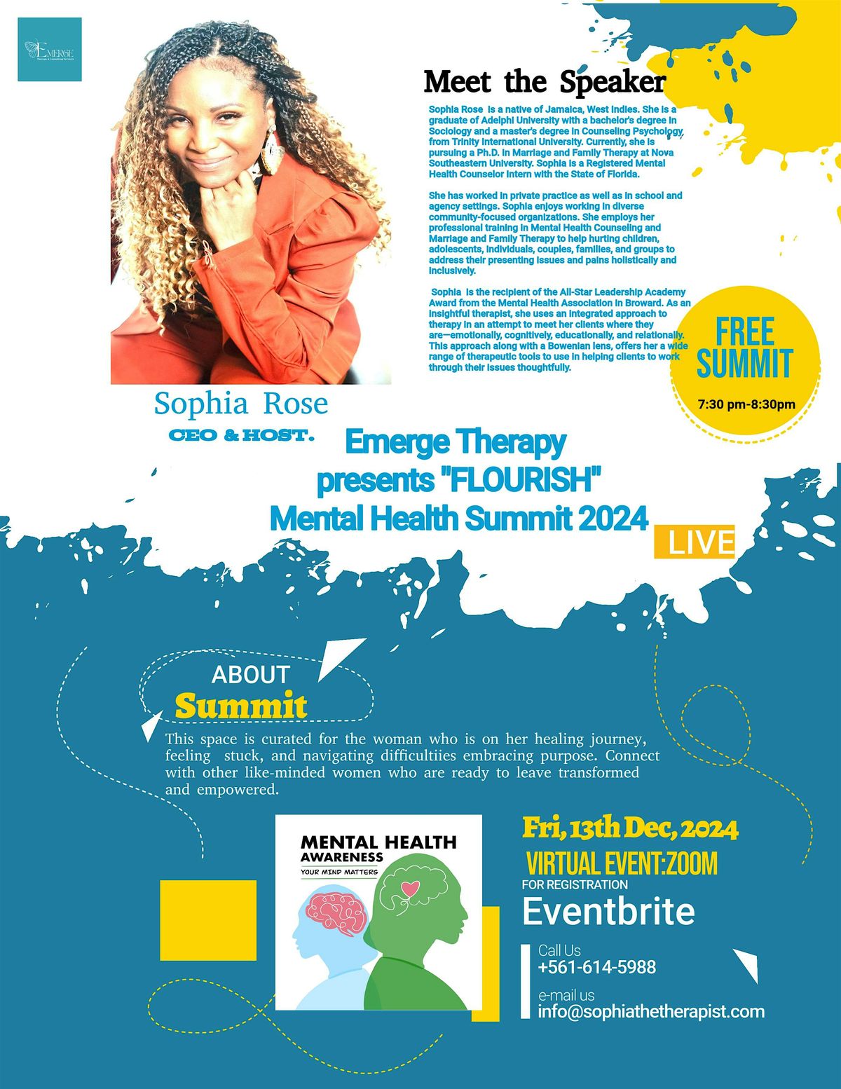 Emerge Therapy & Consulting Inc: Mental Health "FLOURISH" Summit