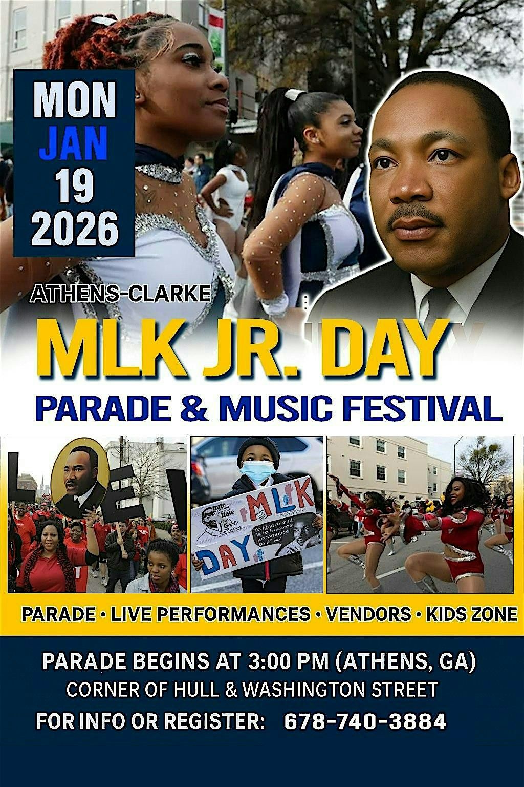 2026 Athens MLK Jr. Day Parade & Music Festival