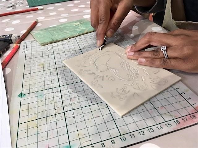 Festive Lino Printing Taster Workshop with Kim Searle