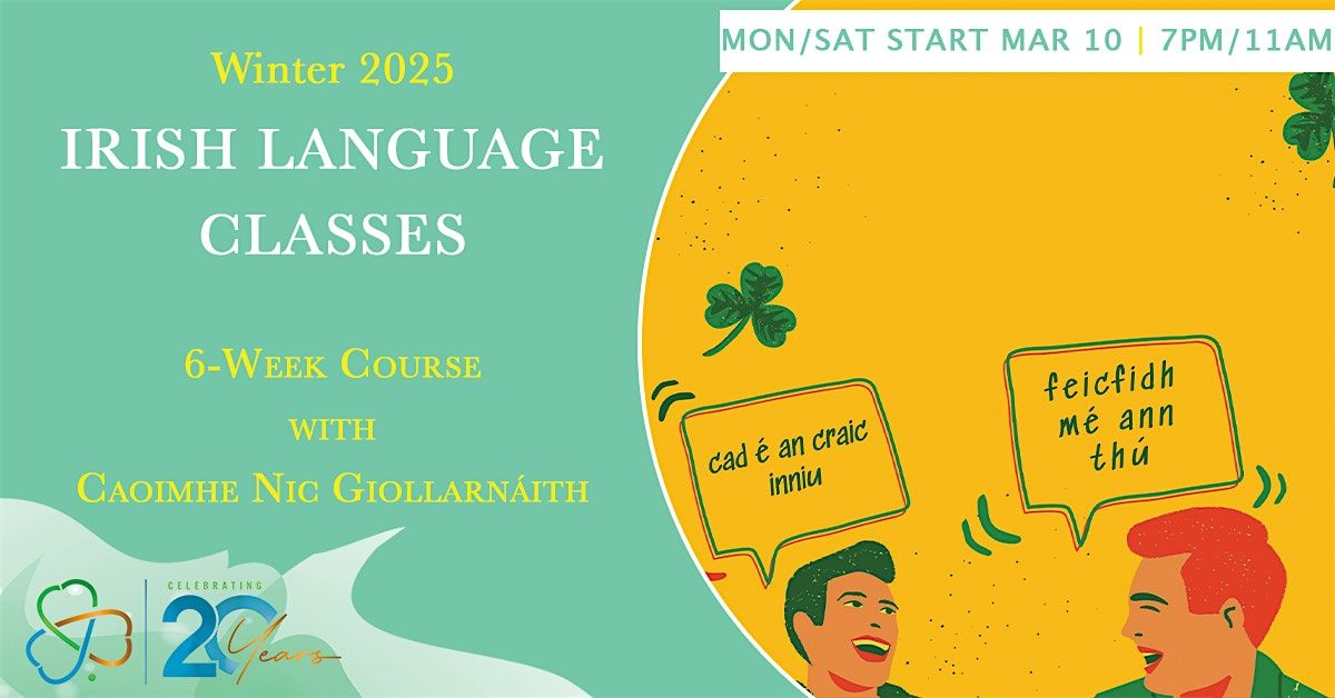 Beginner Irish Language Classes: Winter 2025