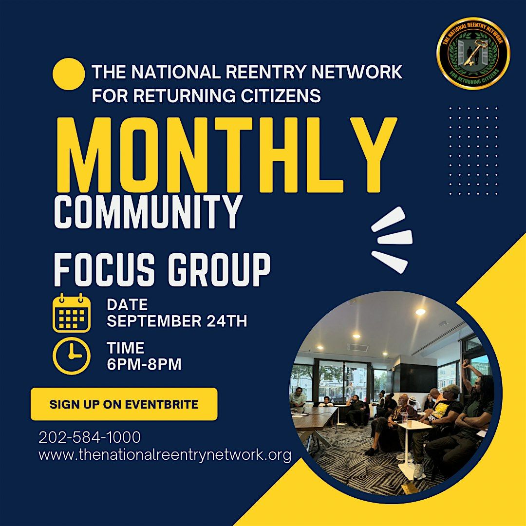 Monthly Community Focus Group