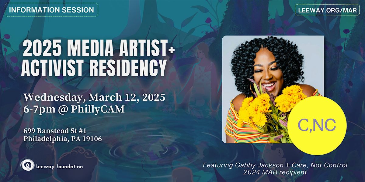 Media Artist + Activist Residency (MAR) Information Session