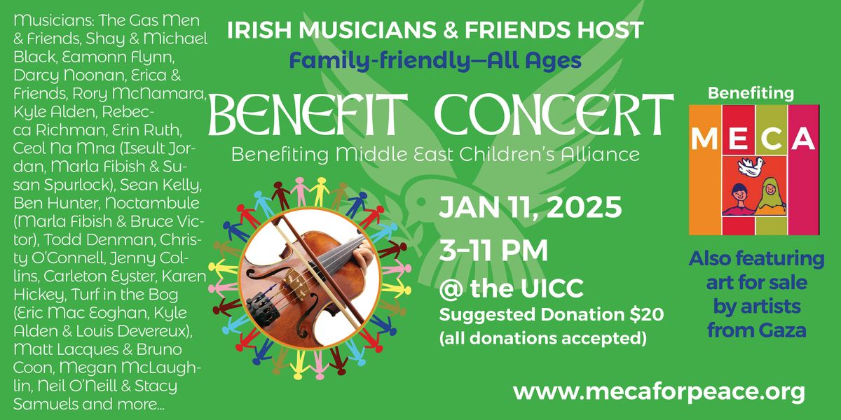 Irish Musicians Host Benefit Concert