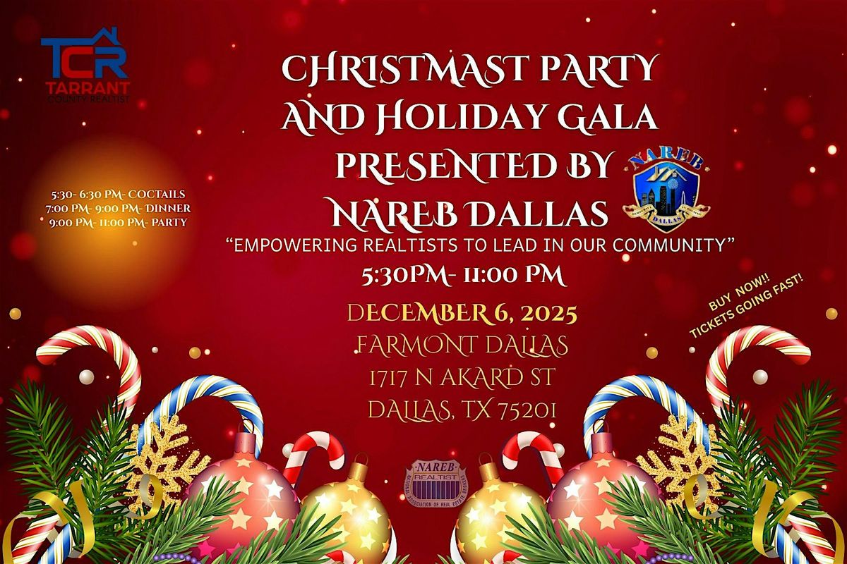 Christmas Party & Holiday Gala with NAREB Dallas