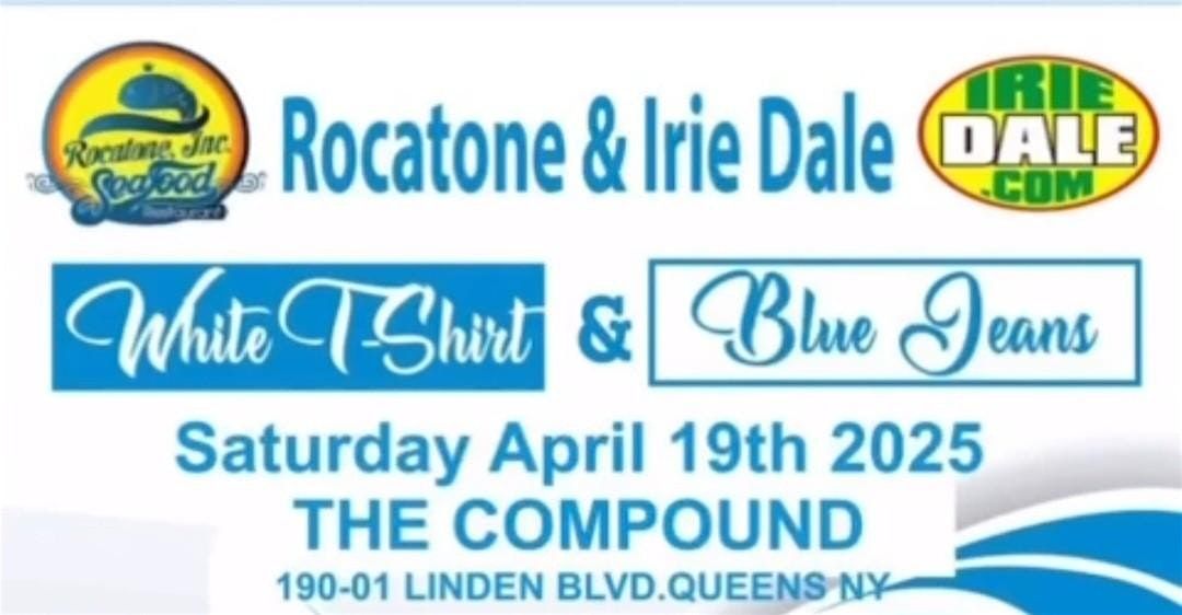 Roc-A-Tone and Irie Dale Blue Jeans & White T'Shirt