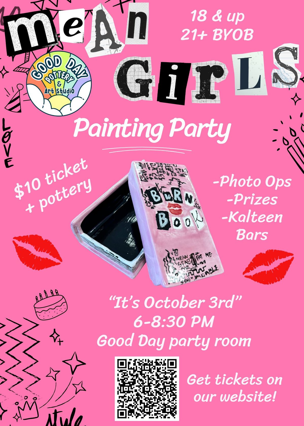 Mean Girls Painting Party