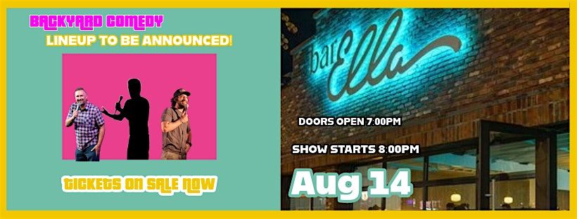 Standup Comedy Night  at Bar Ella in PACIFIC BEACH on THURSDAY AUGUST 14