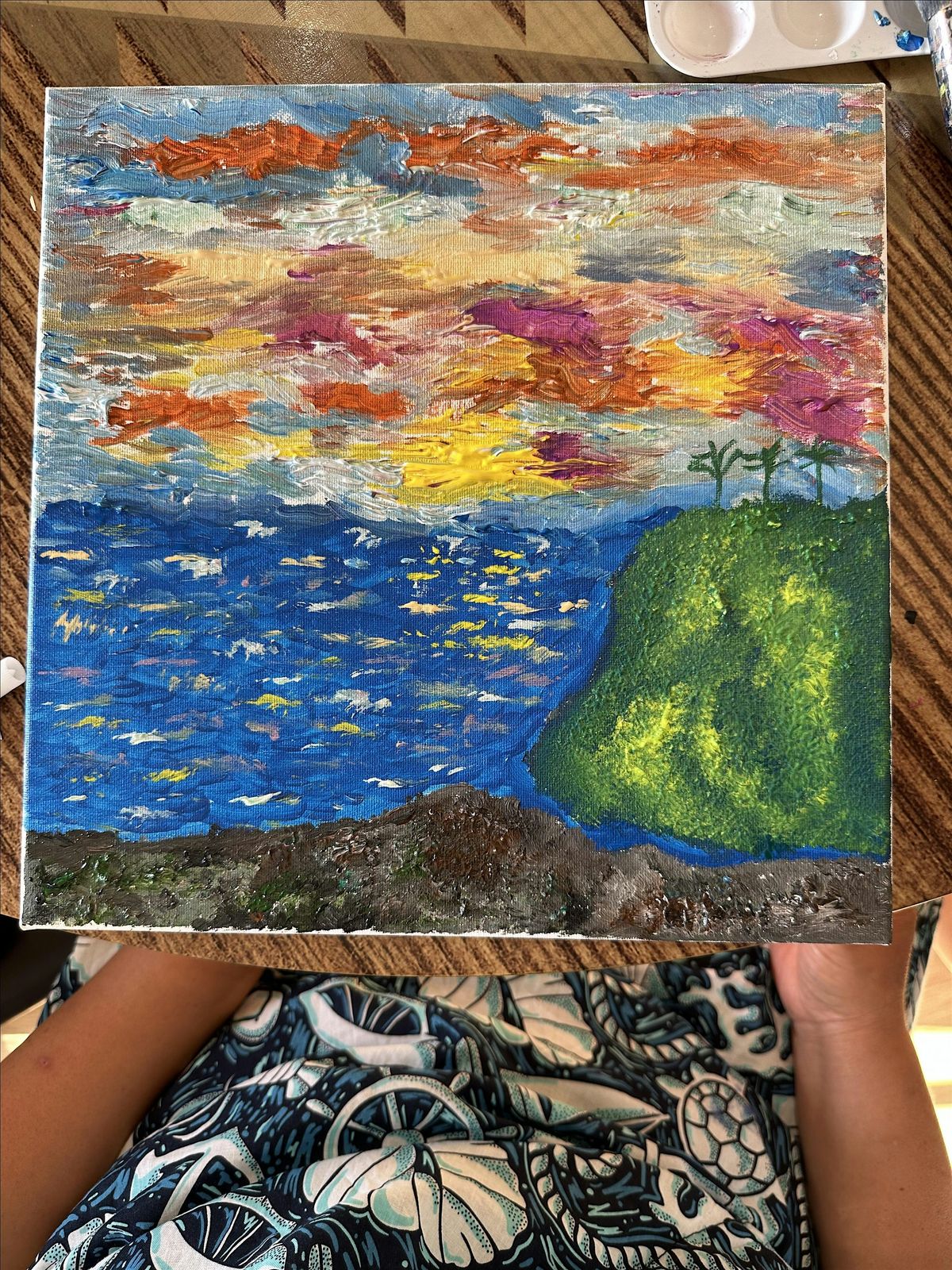 Beginners friendly. Paint and Sip. Art Cafe in LA. Paint&Sip. Fun. Create.