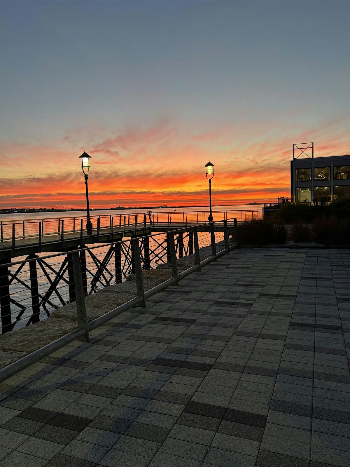 Seaport Sunrise with an Ear Seeding Experience