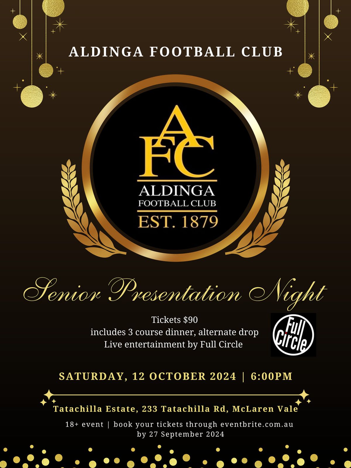 AFC Senior Presentations Night 