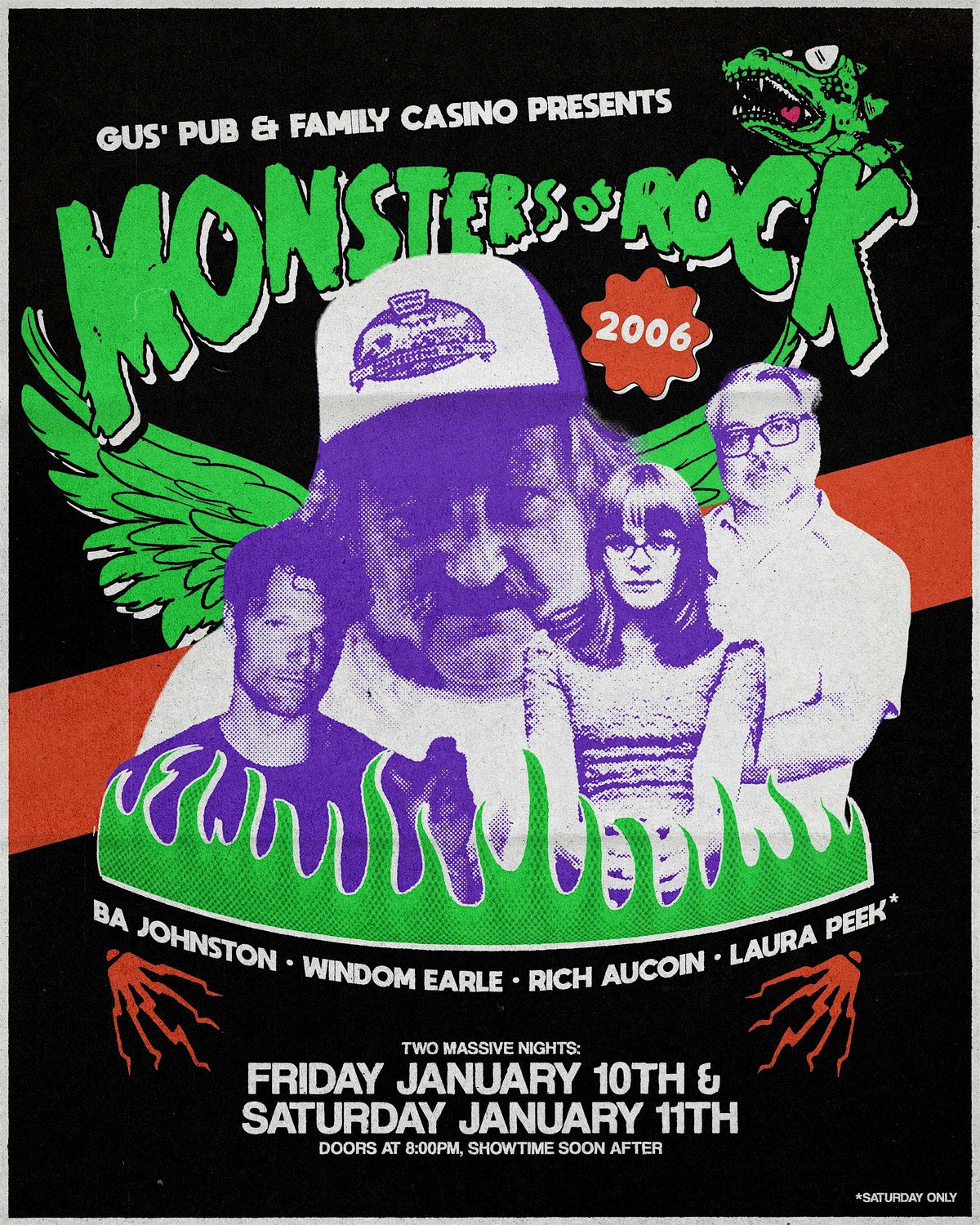 Monsters of Rock Live at Gus (Rich Aucoin, BA Johnston, Windom Earle)