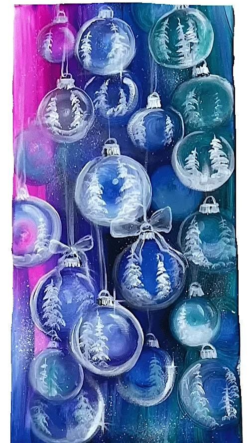 Paint & Sip Christmas Ornament