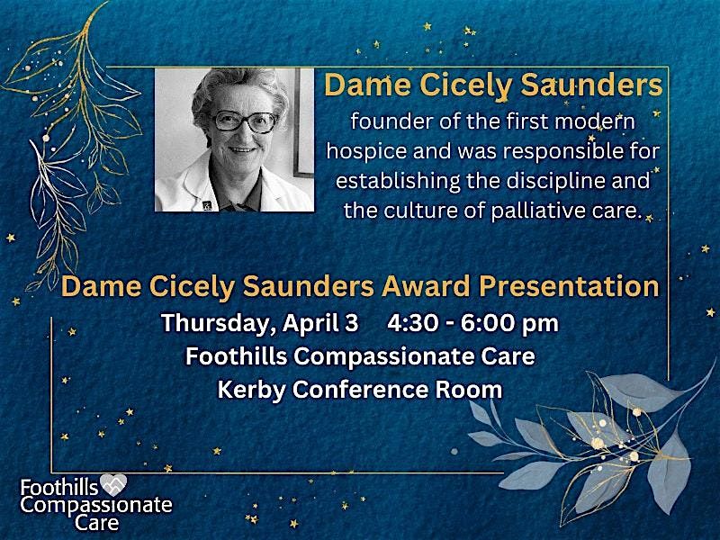 Dame Cicely Saunders Award Presentation