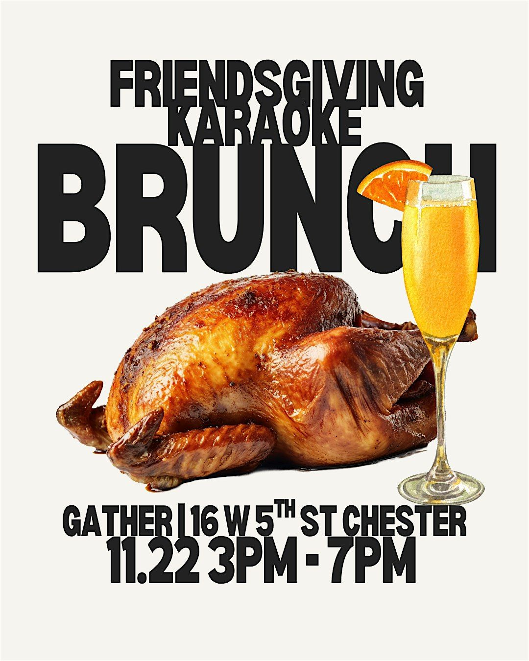 Karaoke Brunch: FRIENDSGIVING EDITION