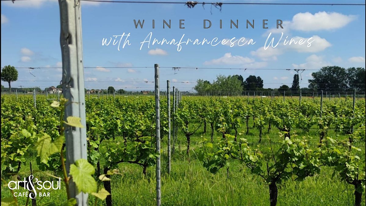 Wine Dinner with Annafrancesca Wines
