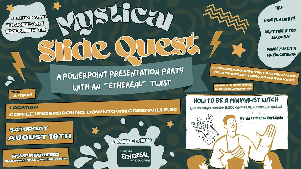 Mystical Slide Quest: A PowerPoint Party with an Ethereal Twist