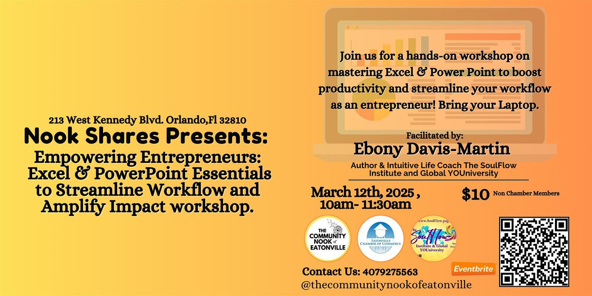 Empowering Entrepreneurs:Excel& Power Point Essentials to Streamline Workfl