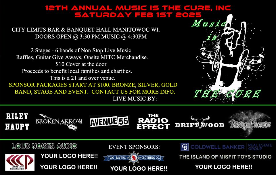 12th Annual Music Is The Cure, Inc Charity event