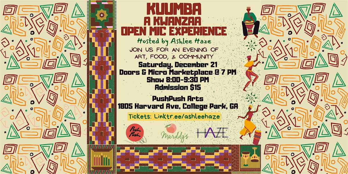 Kuumba: A Kwanzaa Open Mic