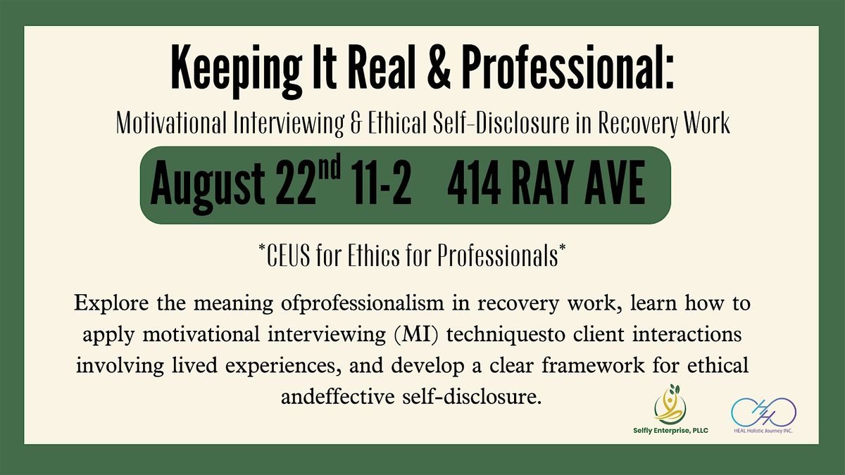 Keeping It Real & Professional