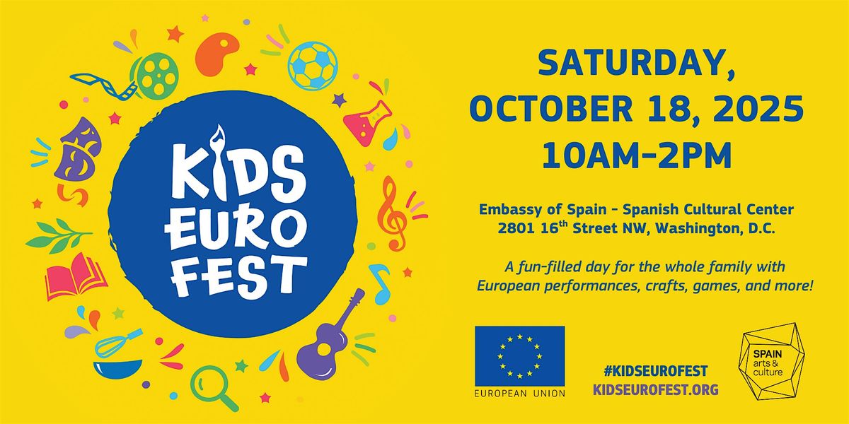 Kids Euro Fest Family Day: October 18 at Embassy of Spain Cultural Center