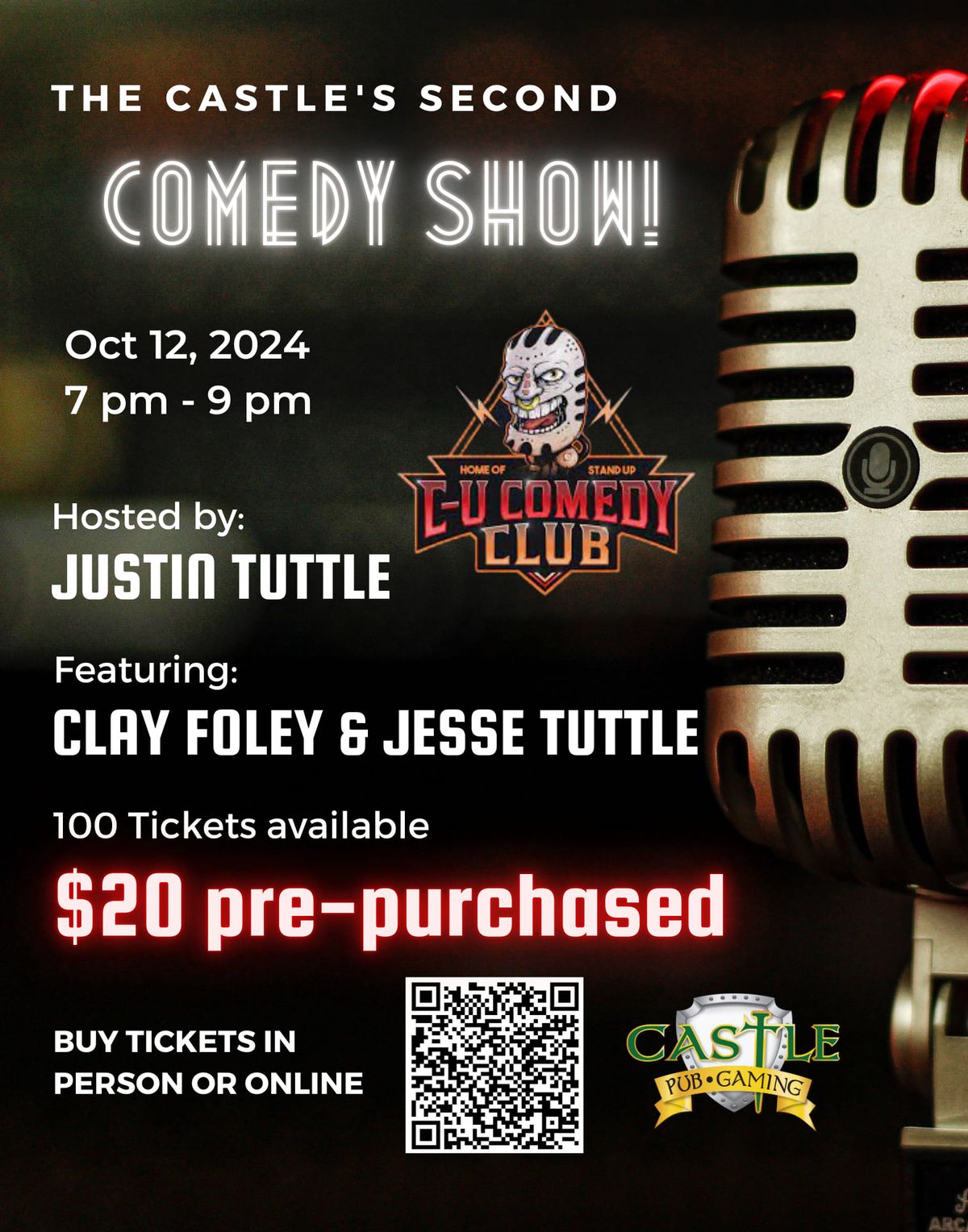 The Castle's Second Comedy Night!