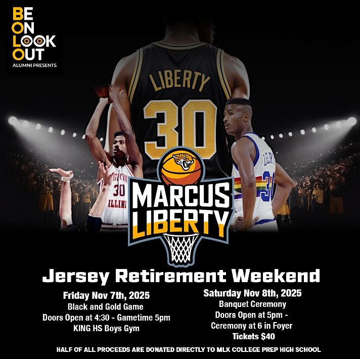 Marcus Liberty Jersey Retirement Weekend