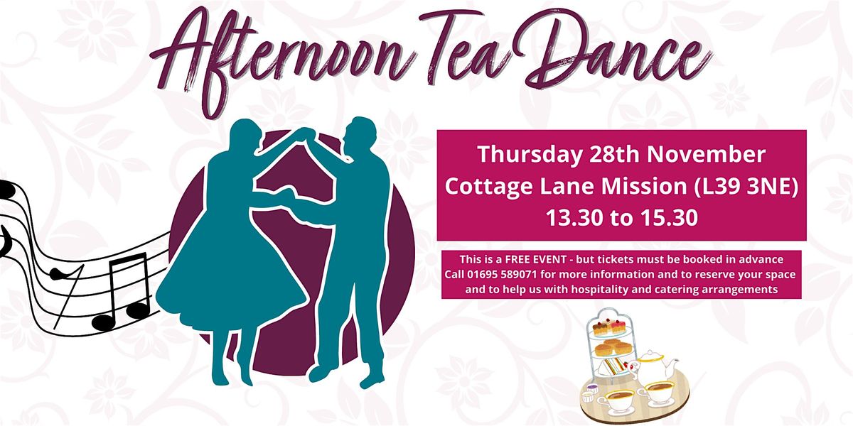 FREE Afternoon Tea Dance (Live Music, Dancing, Raffle, and more...)