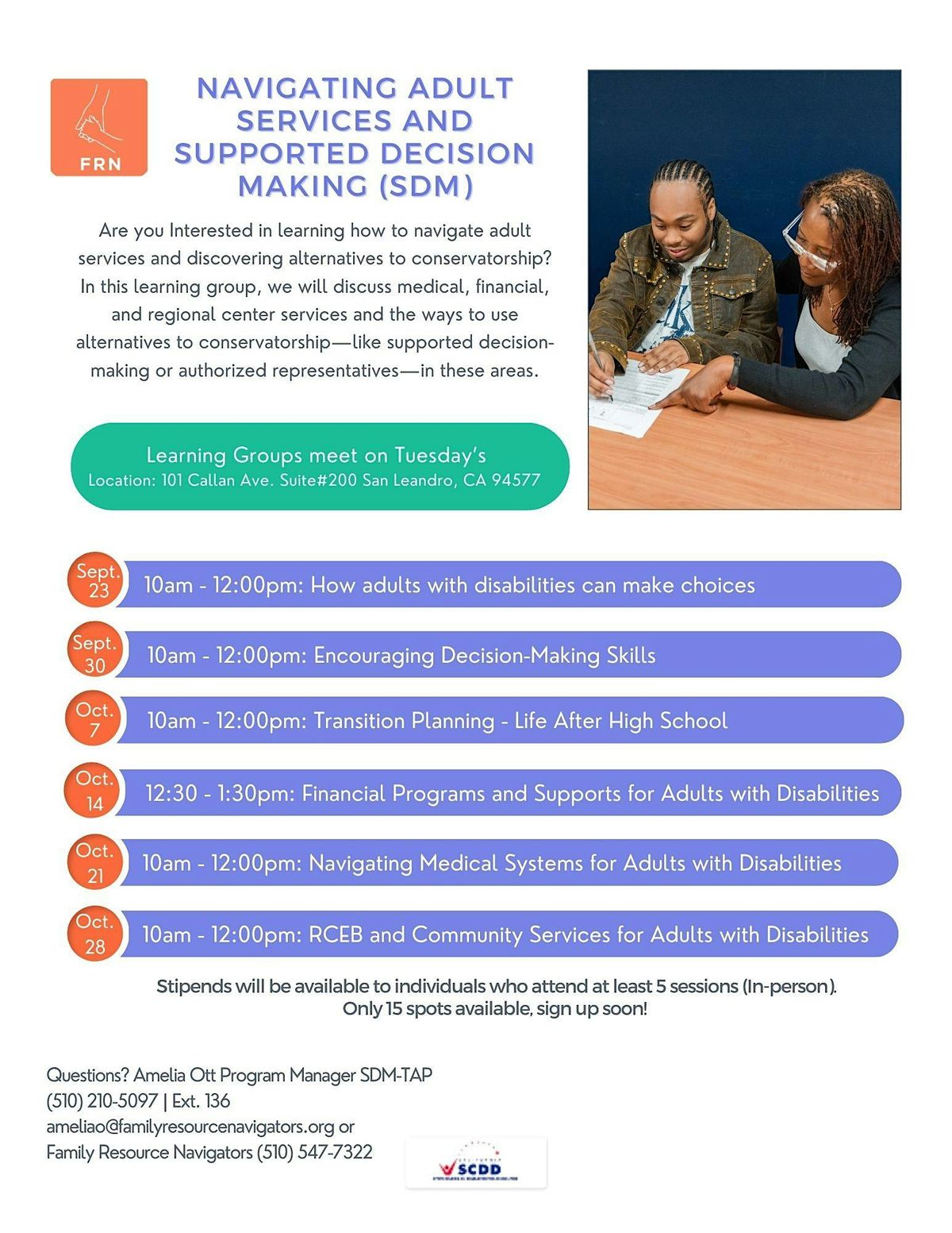Navigating Adult Services and Supported Decision Making (SDM) series