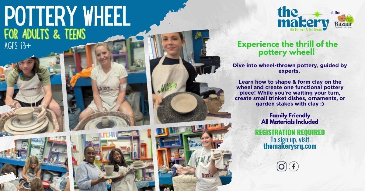 Pottery Wheel for Adults & Teens!