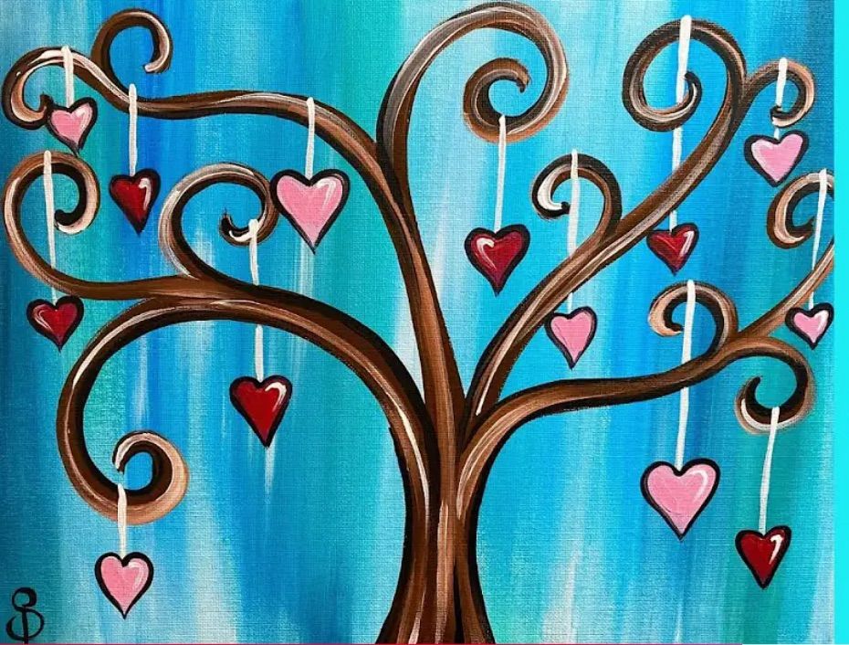 \ud83d\udc9d GALENTINE PAINT NIGHT \ud83d\udc9d\ud83d\udc98\ud83c\udfa8\ud83d\udd8c\ufe0f