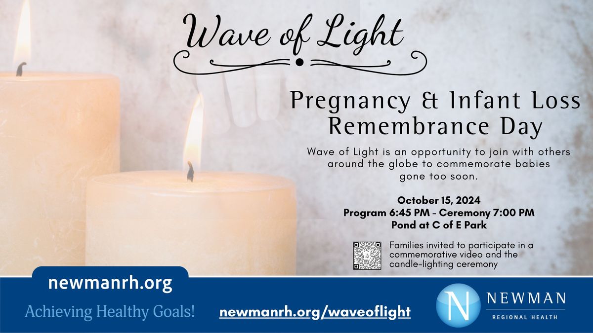 Wave of Light: Pregnancy & Infant Loss Remembrance