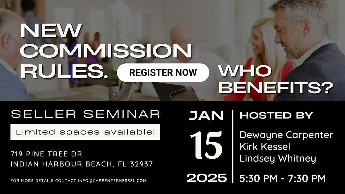 New Commission Rules | Seller Seminar