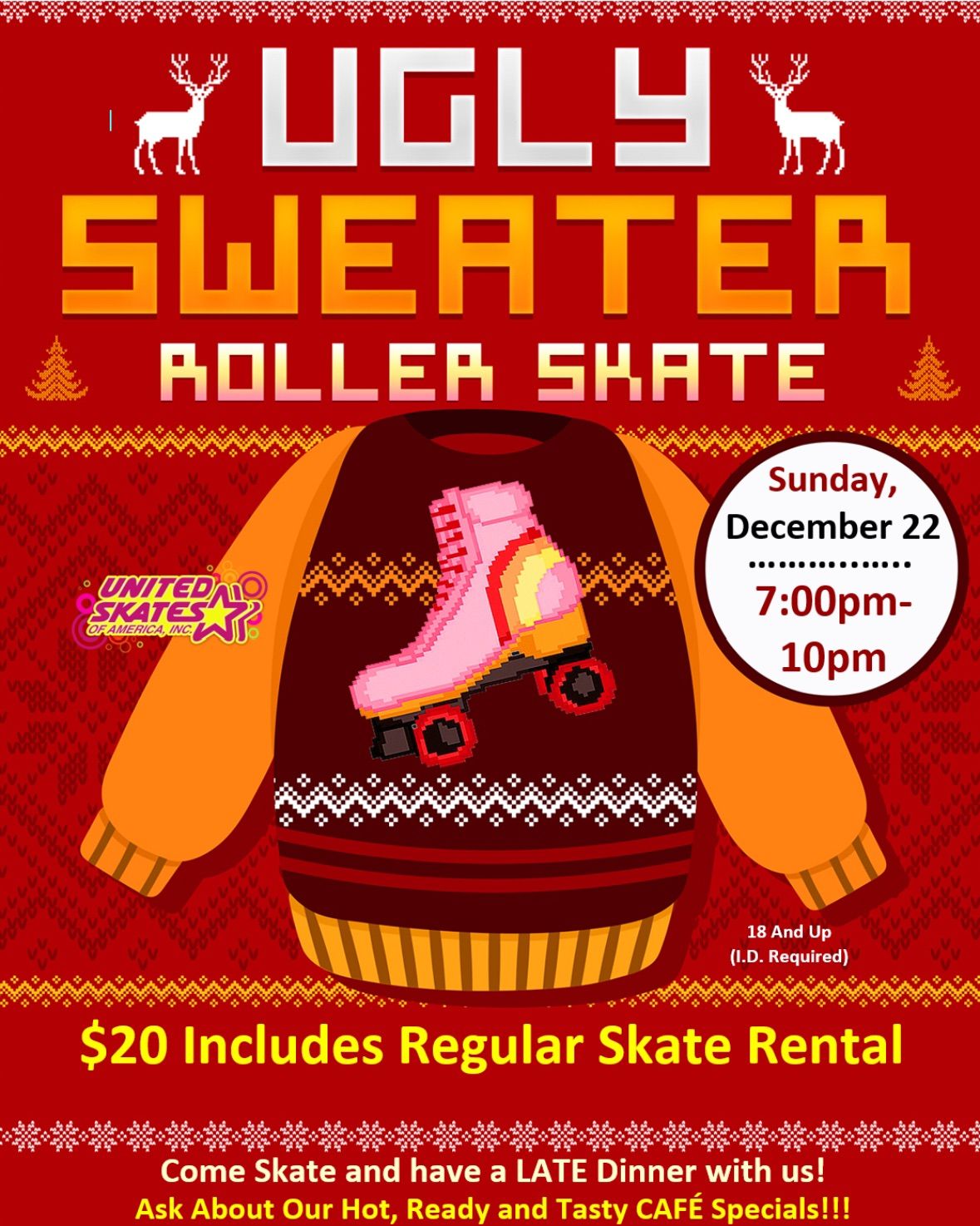 Ugly Christmas Party: Adult Skate 