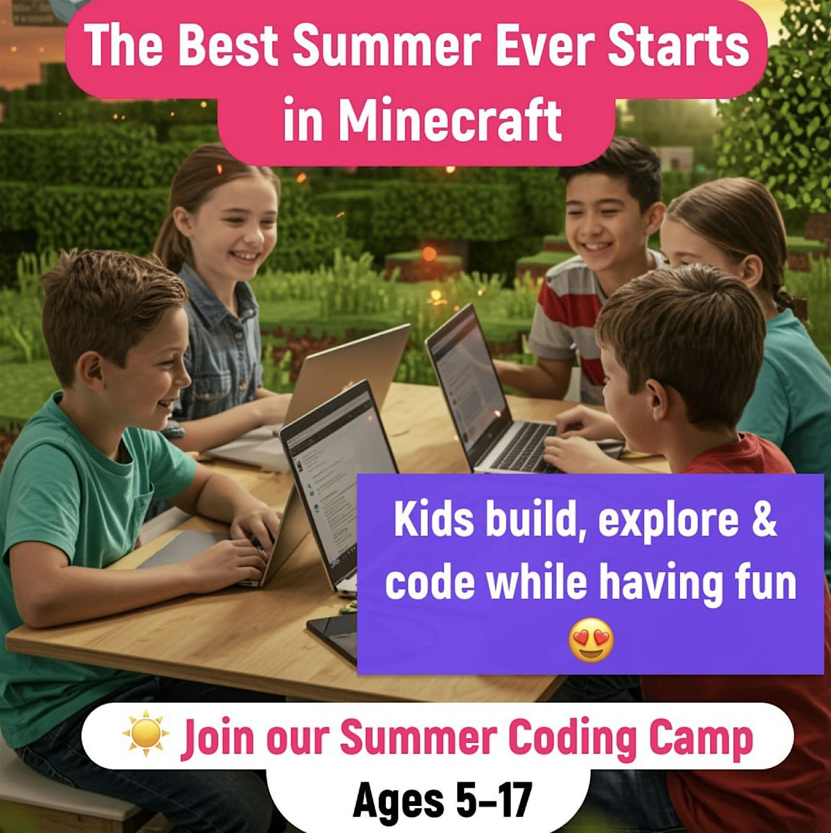Summer Camps for kids aged 5-17