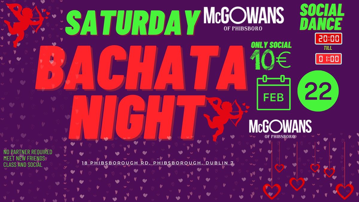 BACHATA NIGHT & VALENTINE'S DAY PARTY at McGowans