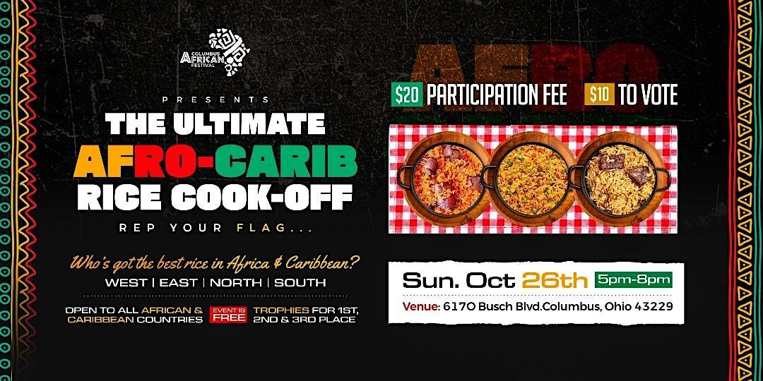 The Ultimate Afro-Carib Rice Cook-Off