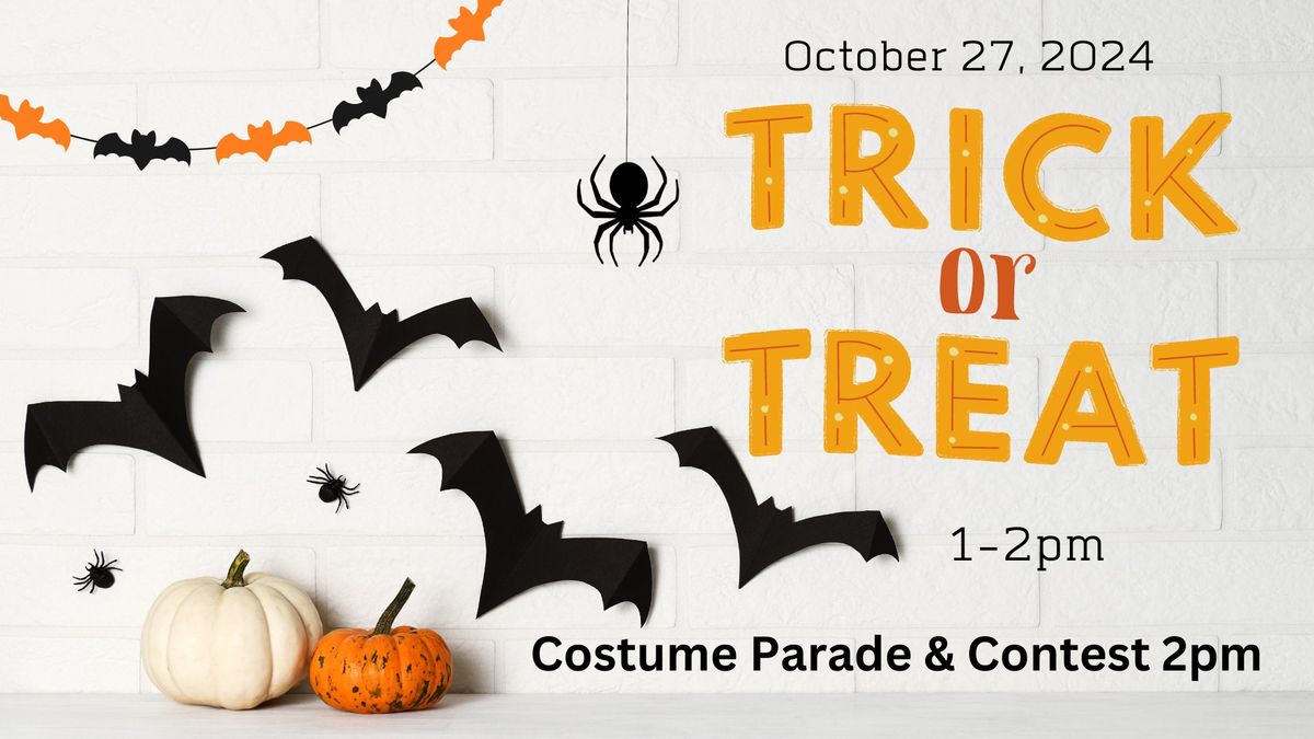 Trick-or-Treat and Costume Contest