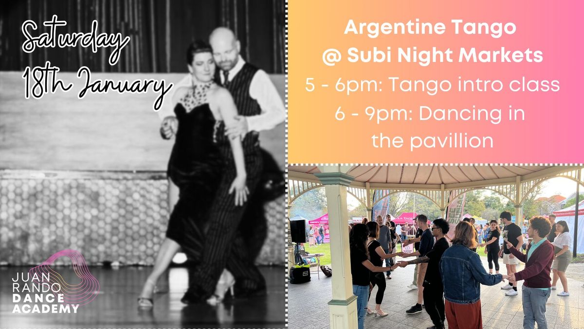 Argentine Tango @ the Subiaco Night Markets