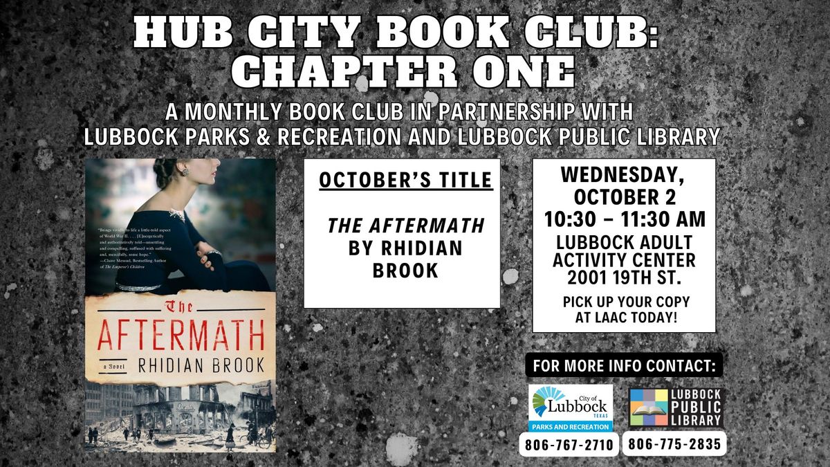 Hub City Book Club at Lubbock Adult Activity Center