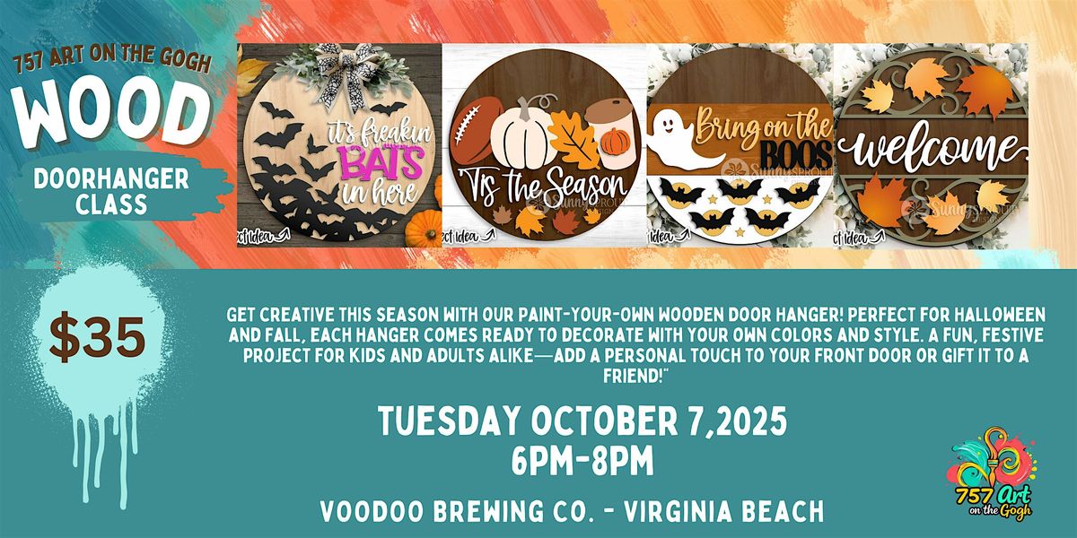 Fall\/Halloween Door Hangers with 757 Art on the Gogh