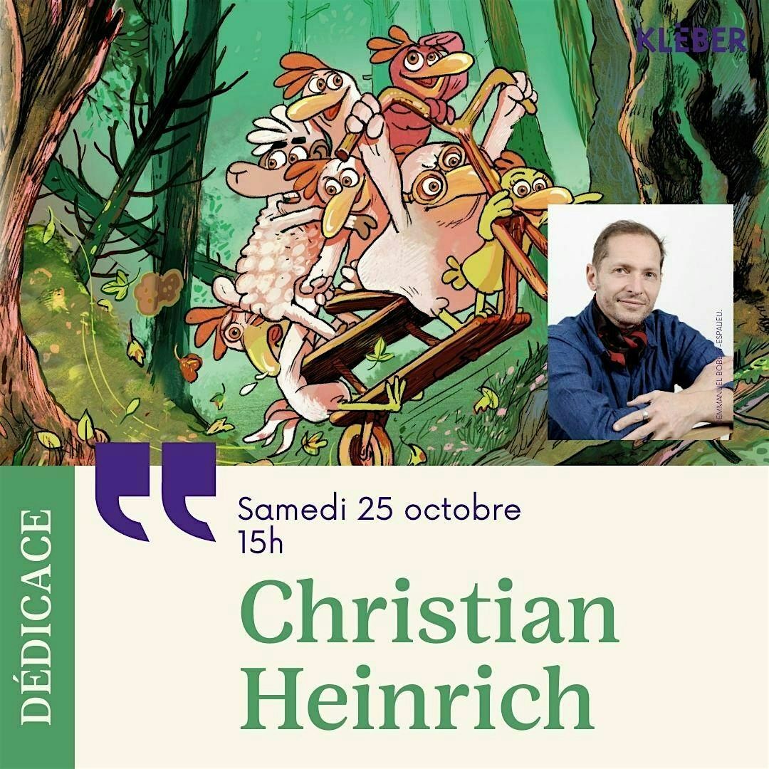 D\u00e9dicace avec Christian Heinrich