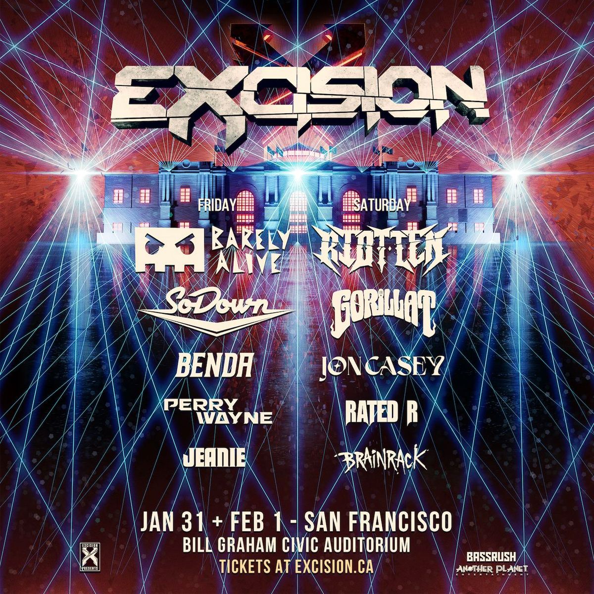 Excision at Bill Graham Civic Auditorium