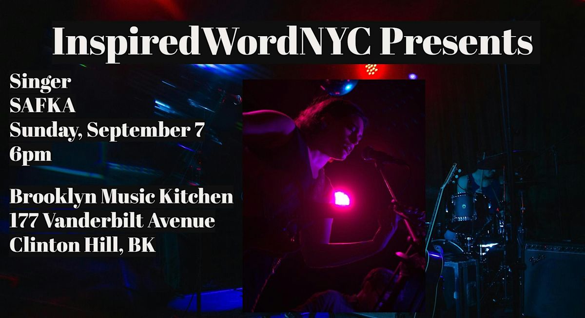 InspiredWordNYC Presents Singer Safka at Brooklyn Music Kitchen