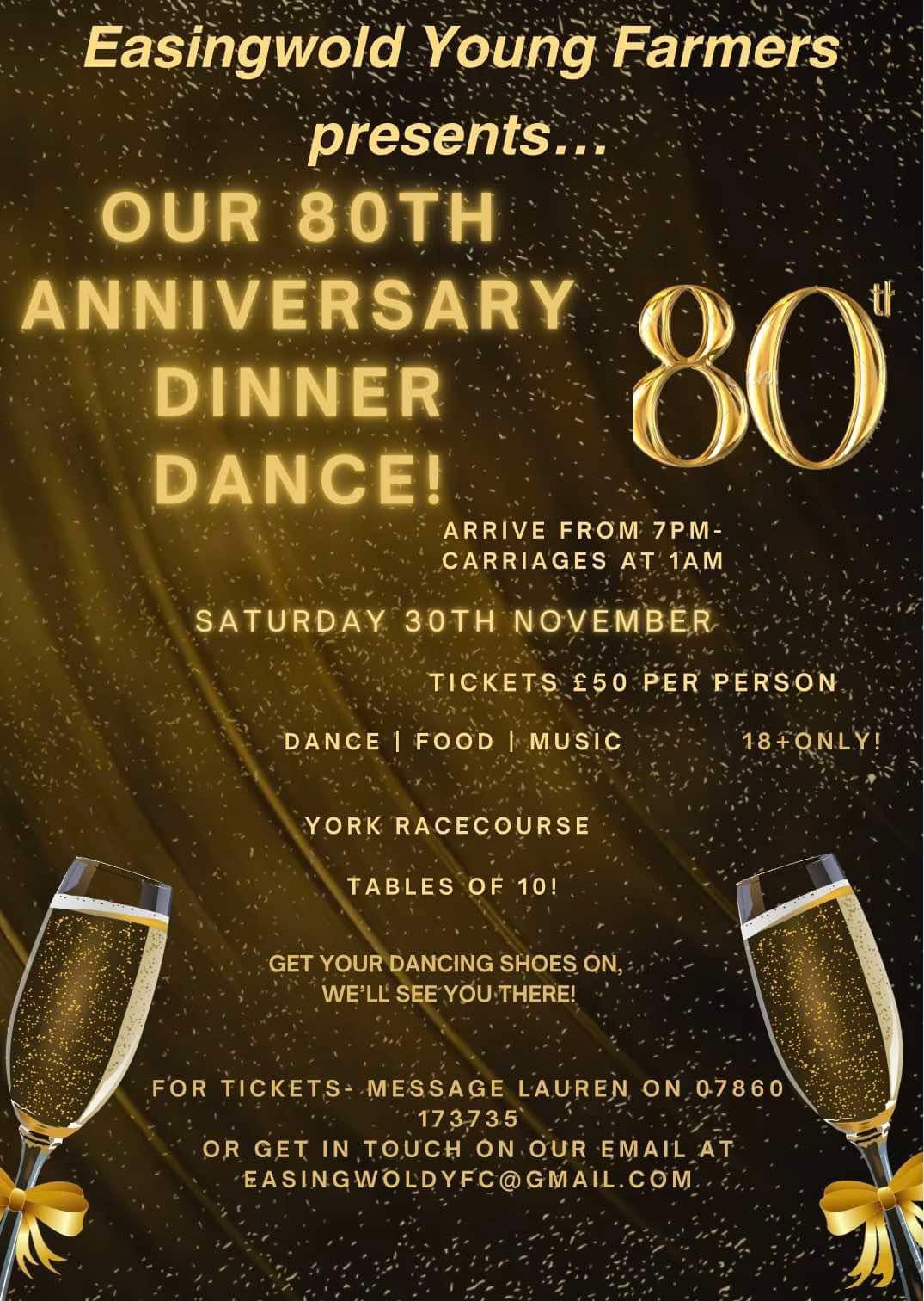 Easingwold Young Farmers Dinner Dance