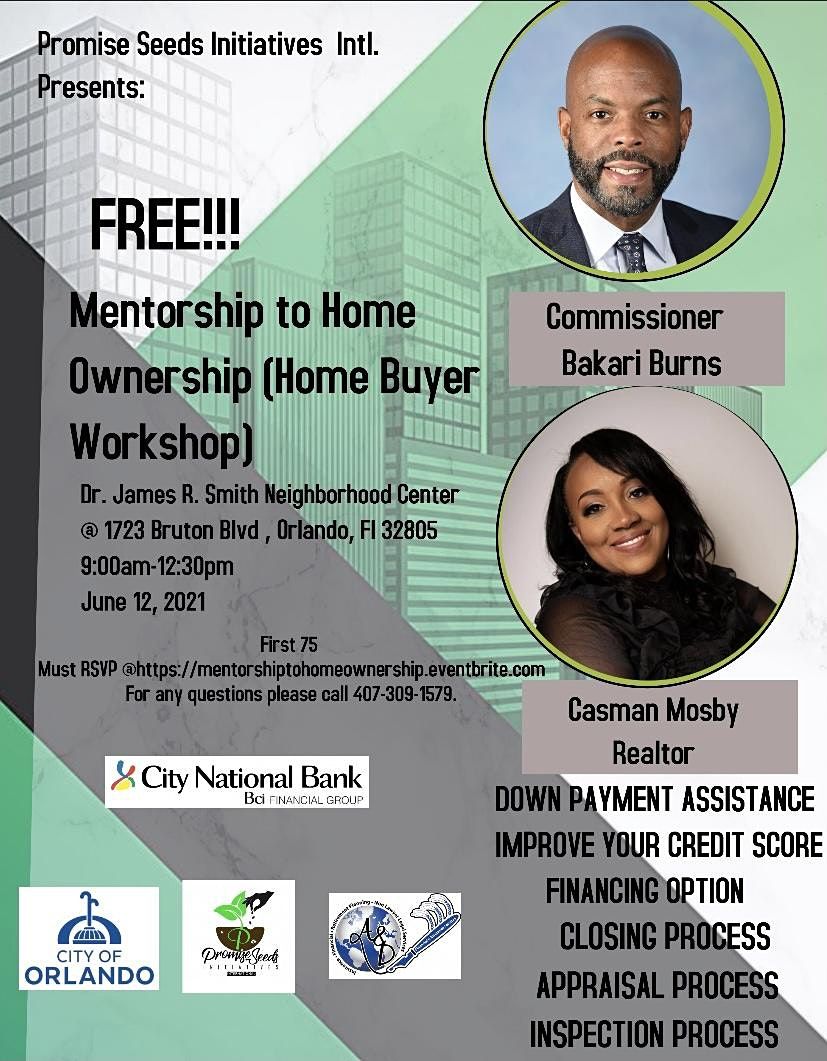 Mentorship to Home Ownership, Dr. James R. Smith Neighborhood Center ...