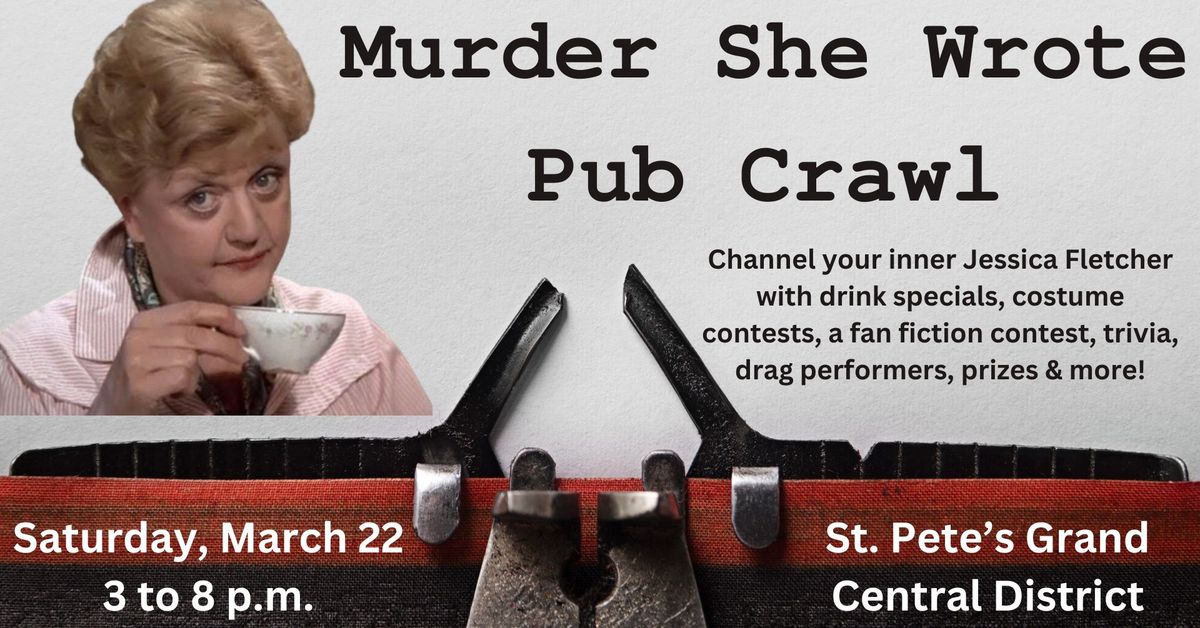 Murder She Wrote Pub Crawl 