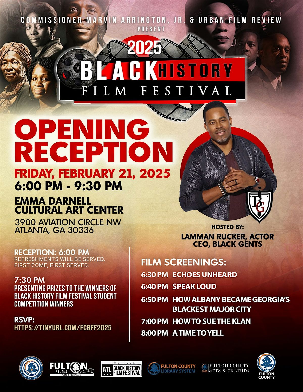 2025 Atlanta Black History Film Festival Friday, February 21st