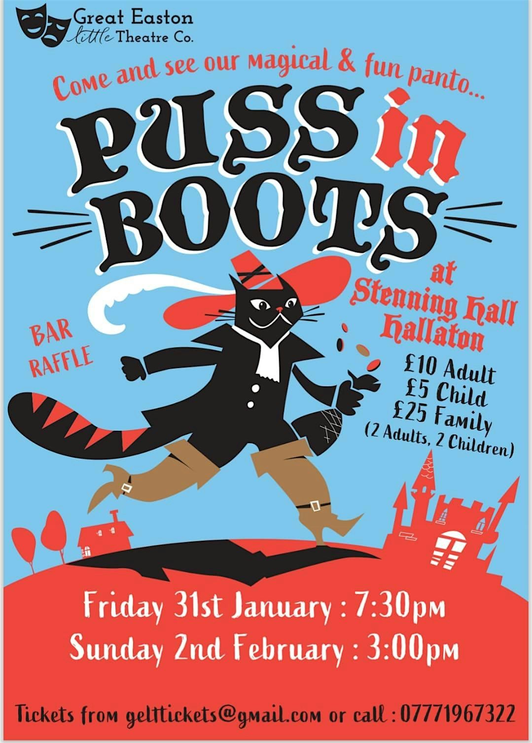 Puss In Boots Pantomime